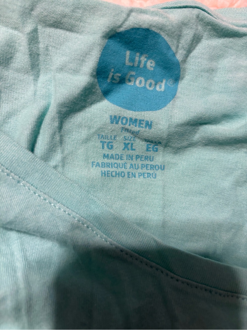 Life Is Good Tees Trio - Teal, Aqua, Cream - Picture 6 of 9